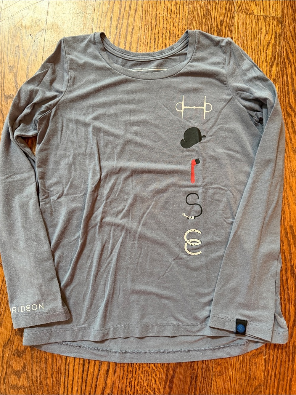 Irideon Long Sleeve horse Graphic equestrian  shirt